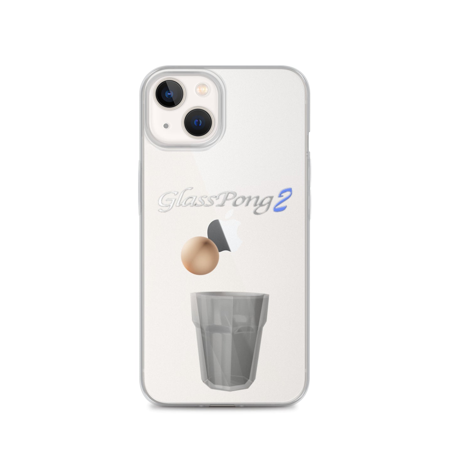 GlassPong2 ping pong ball in glass iPhone case