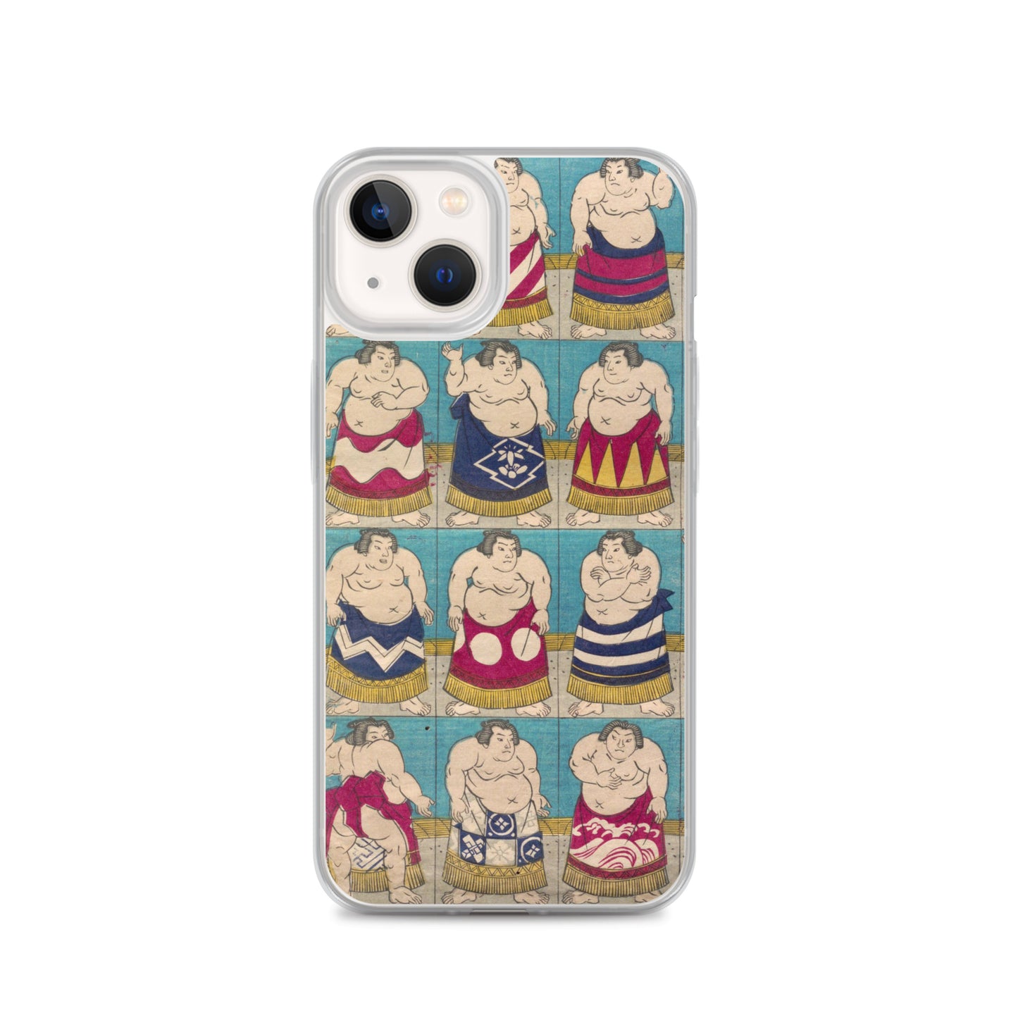 大正レトロ 相撲 iPhoneケース