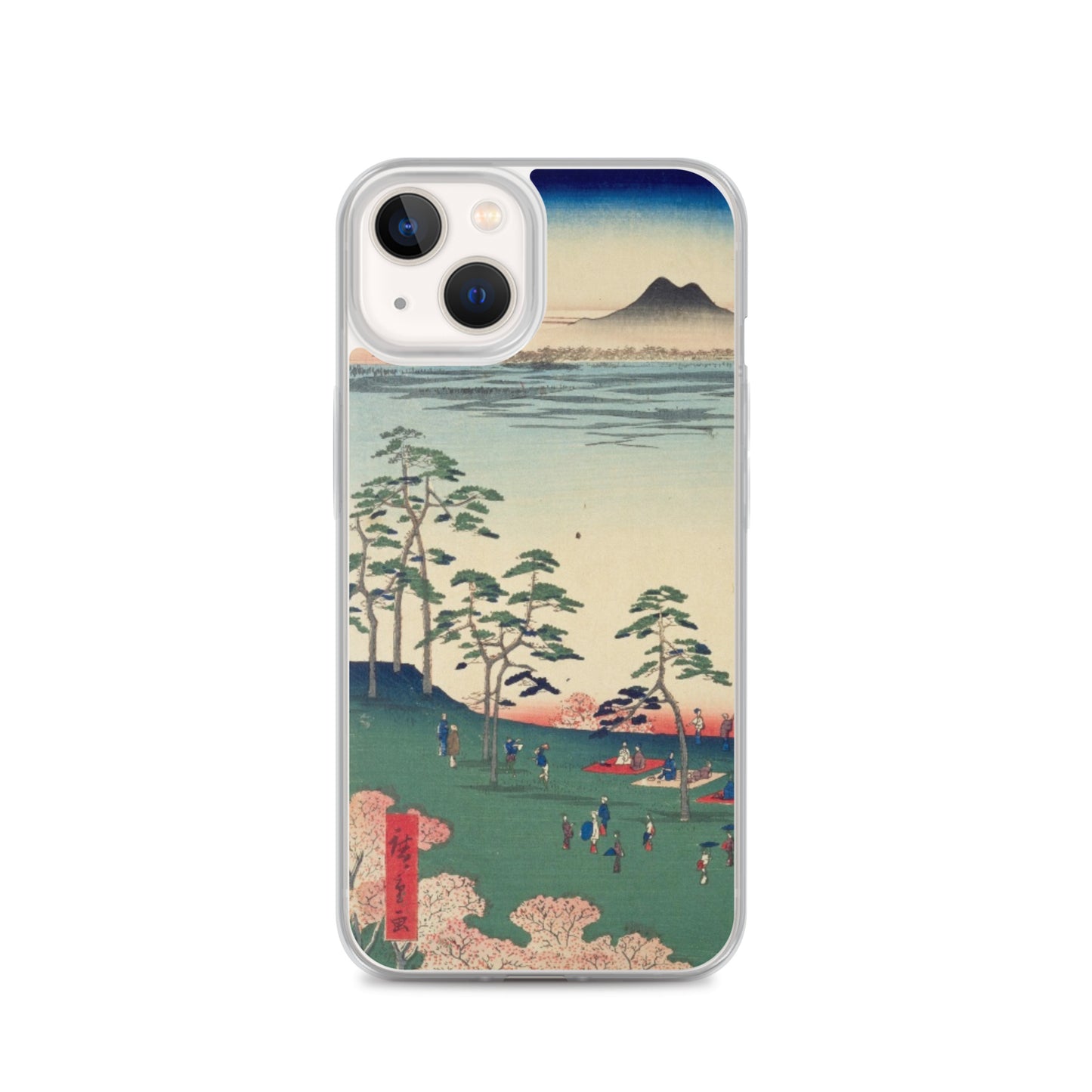 大正レトロ お花見 iPhoneケース