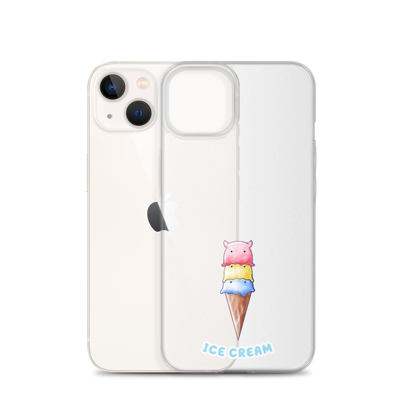 めんだこアイスクリーム スマホケース