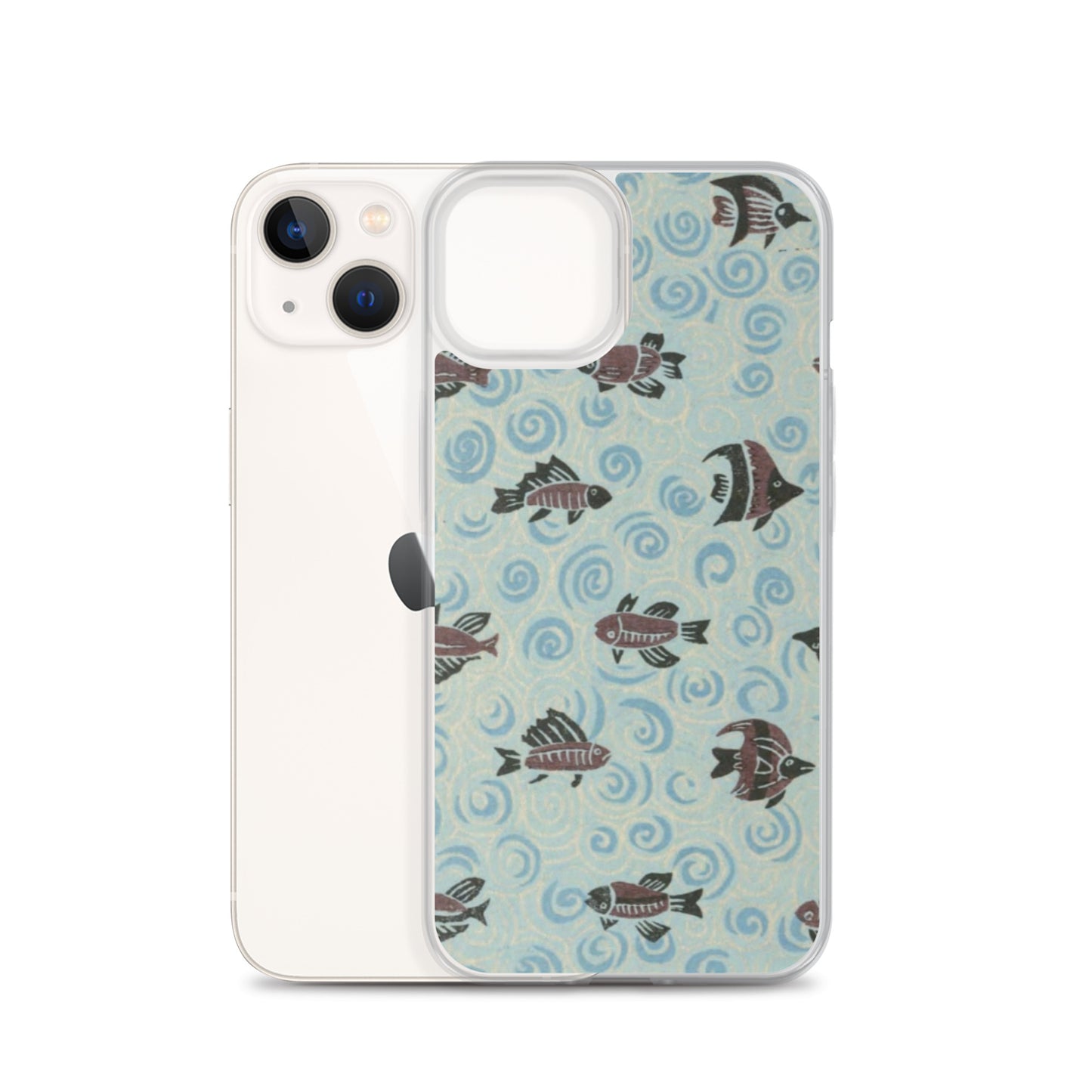 大正レトロ サカナ iPhoneケース