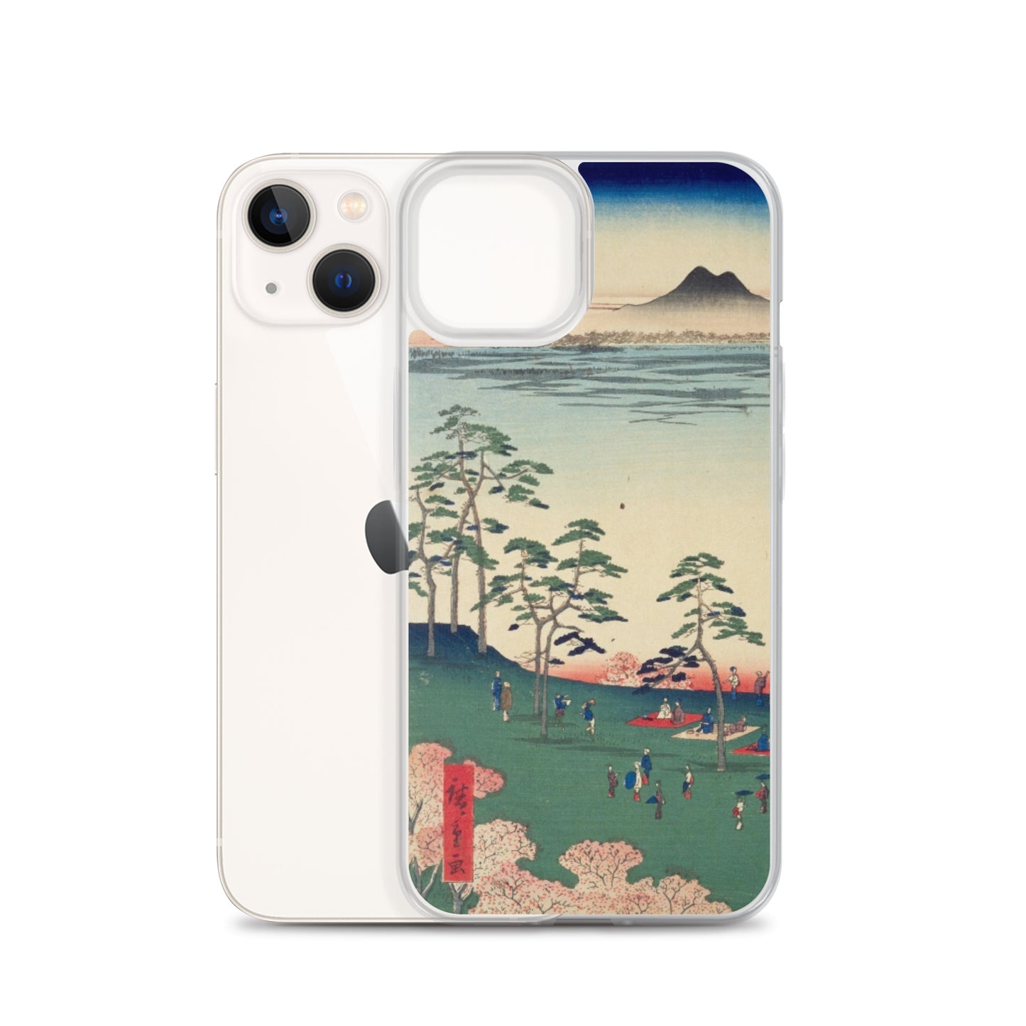 大正レトロ お花見 iPhoneケース