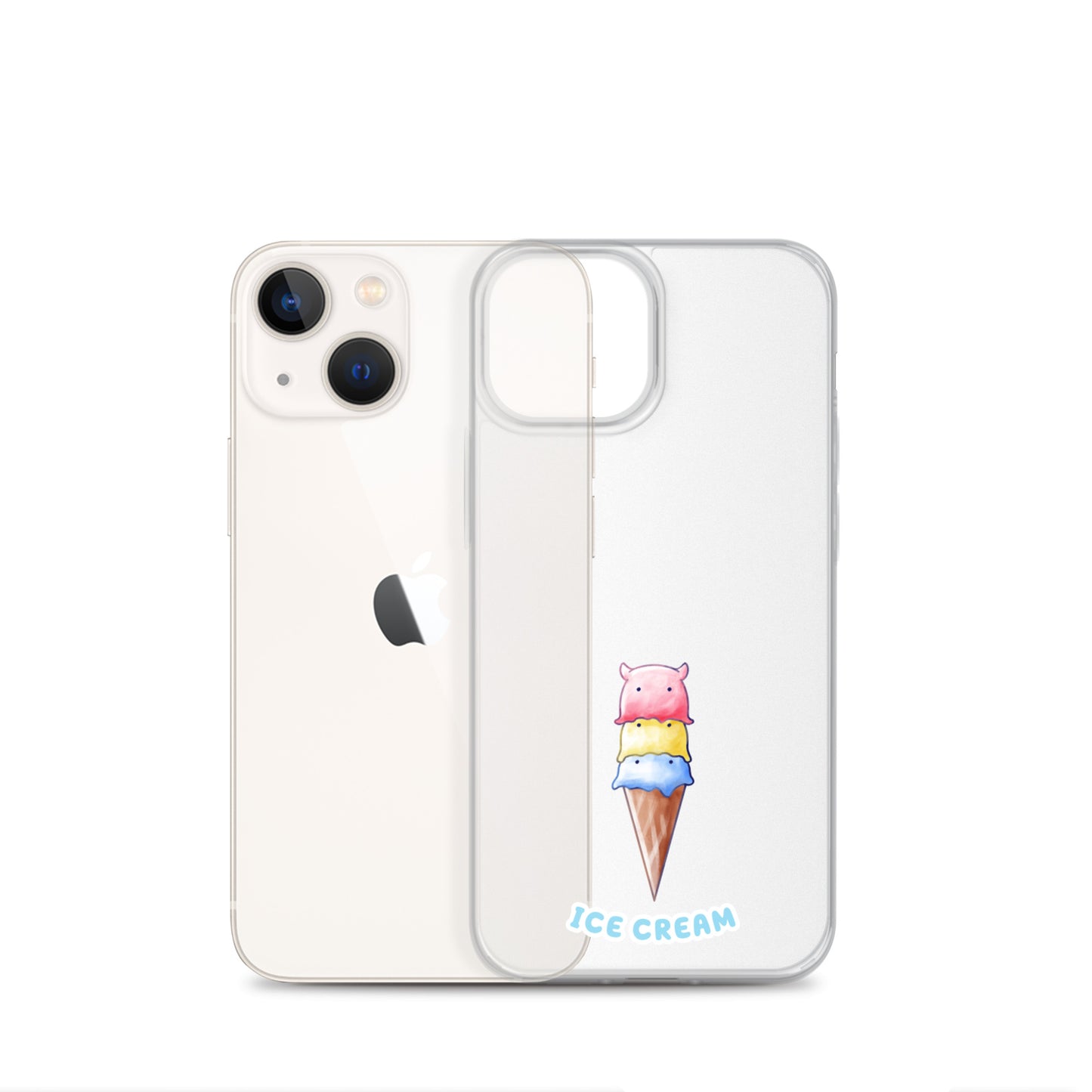 めんだこアイスクリーム スマホケース