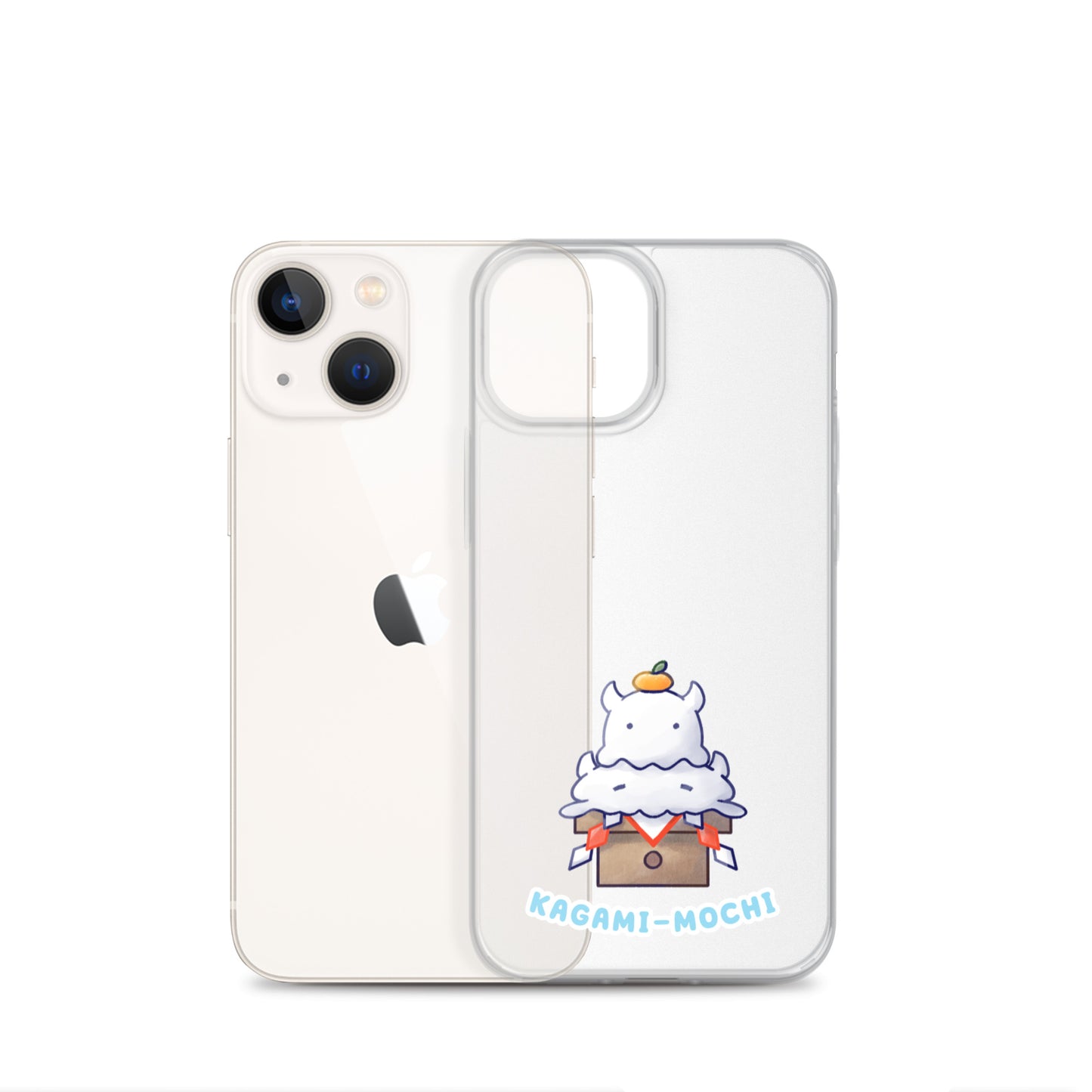 めんだこかがみもち スマホケース