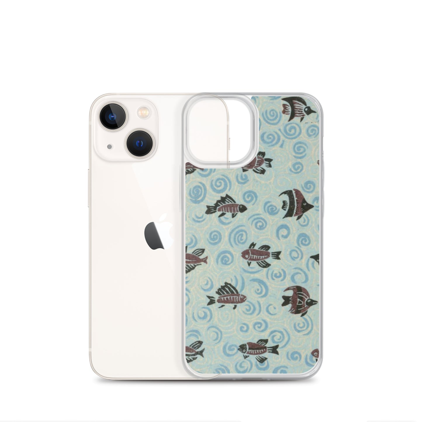 大正レトロ サカナ iPhoneケース