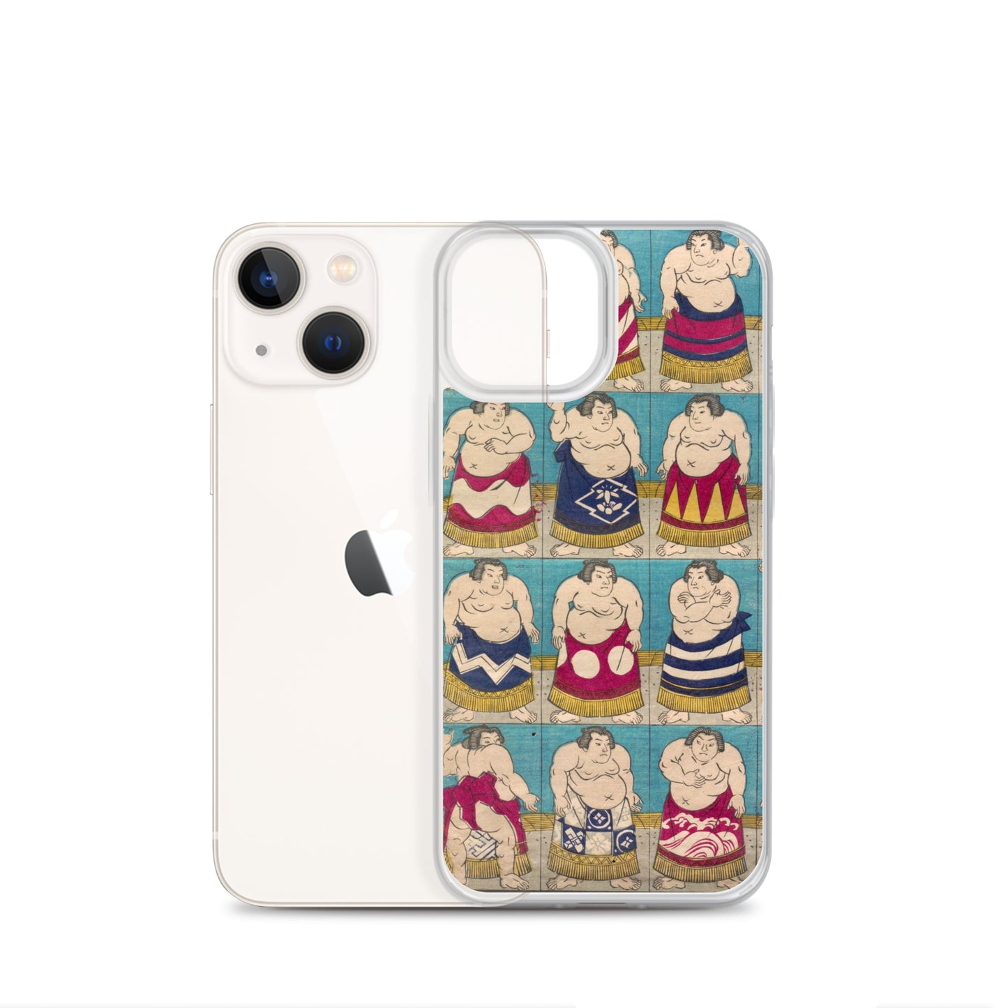 大正レトロ 相撲 iPhoneケース