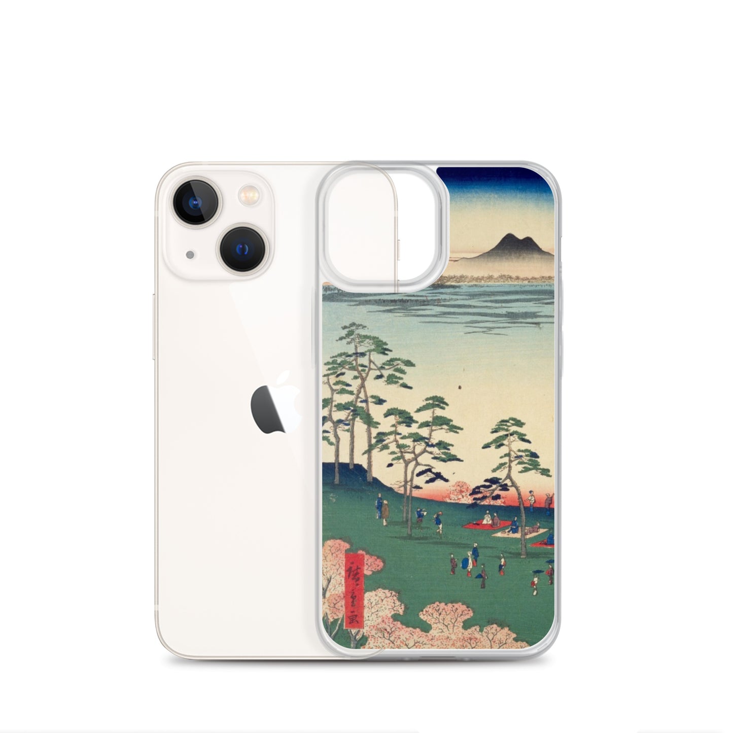 大正レトロ お花見 iPhoneケース