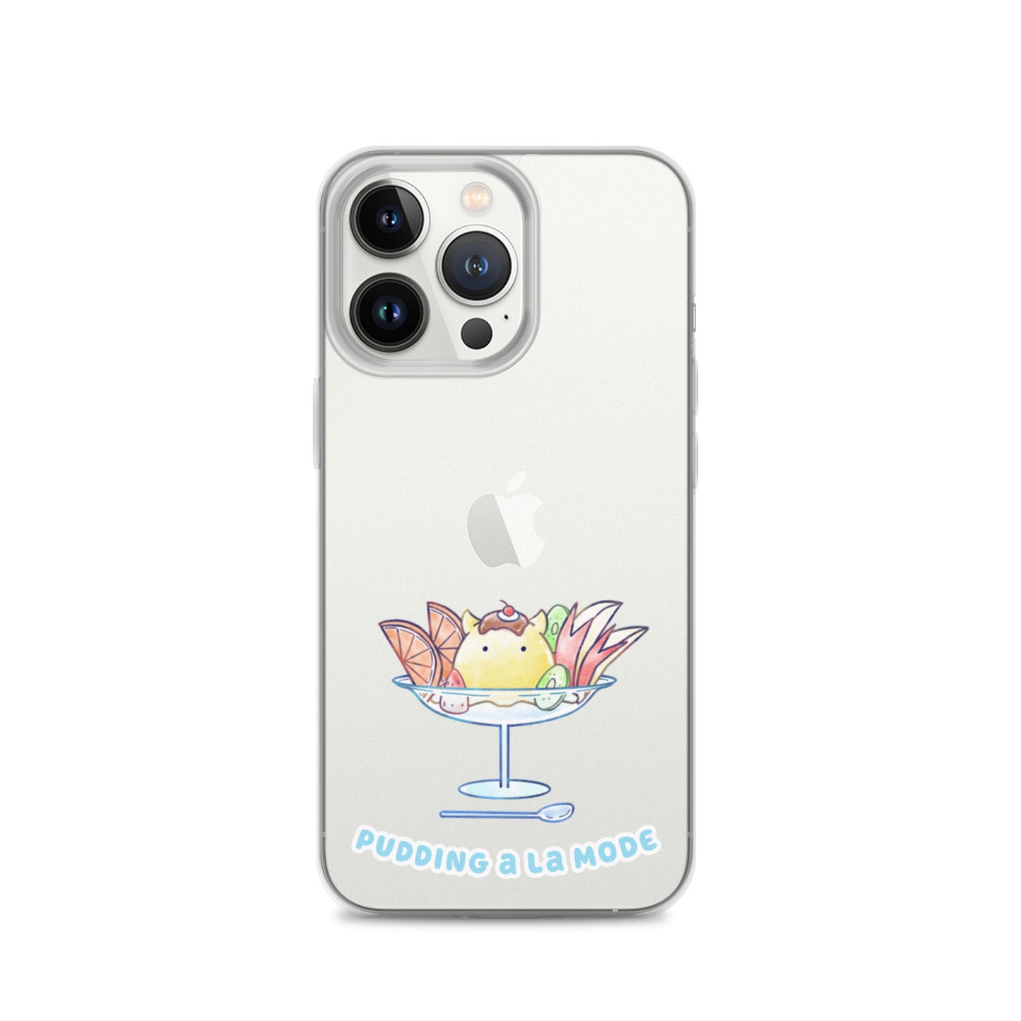めんだこプリンアラモード スマホケース
