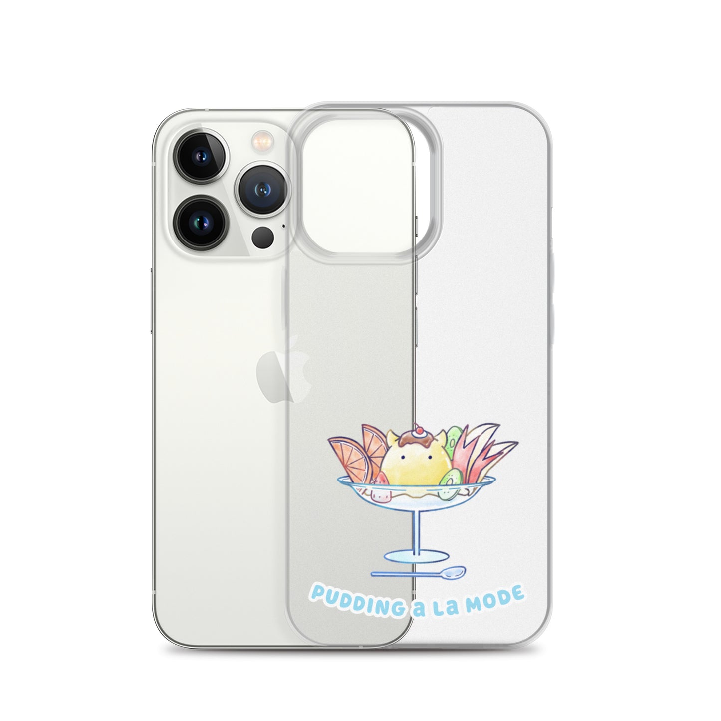 めんだこプリンアラモード スマホケース