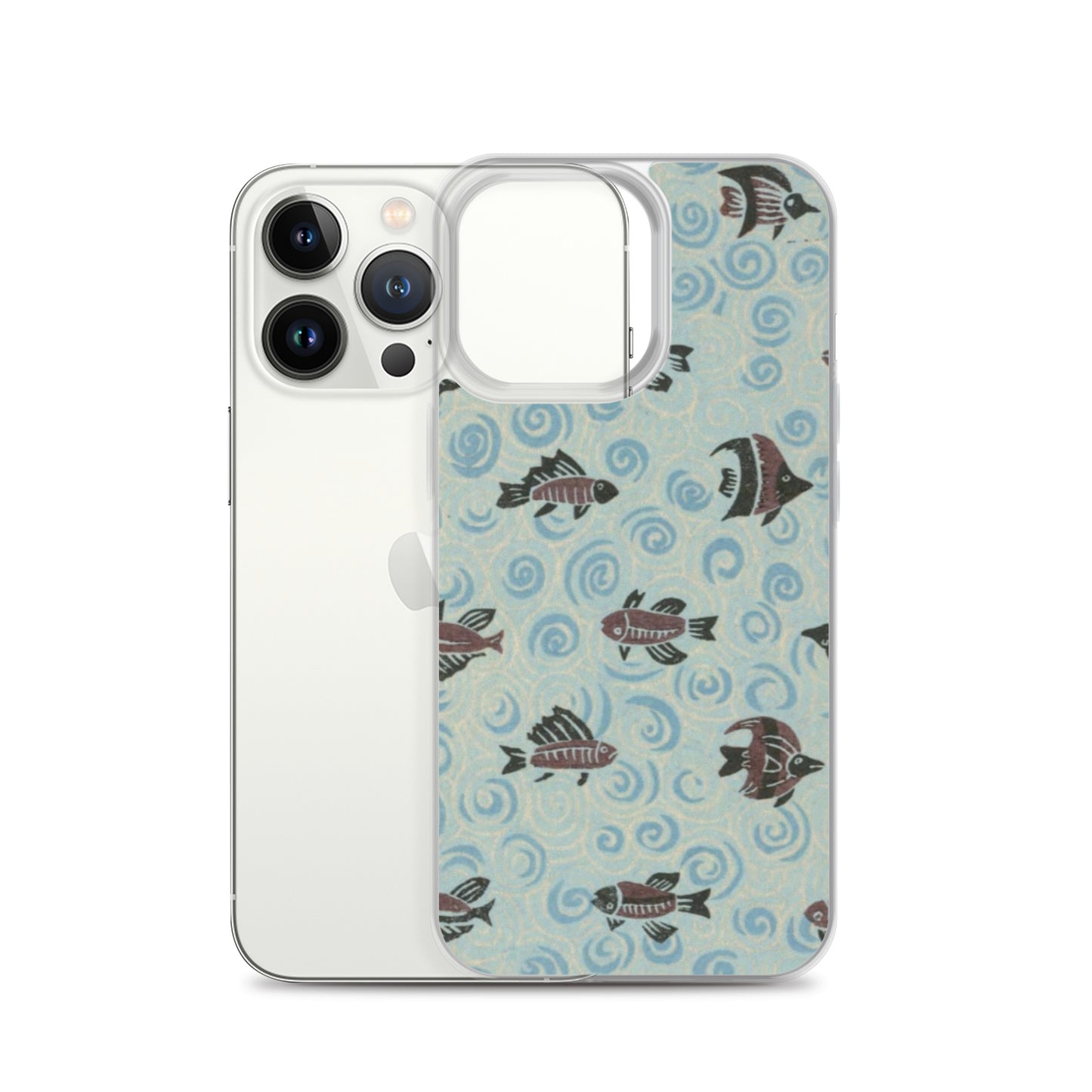 大正レトロ サカナ iPhoneケース
