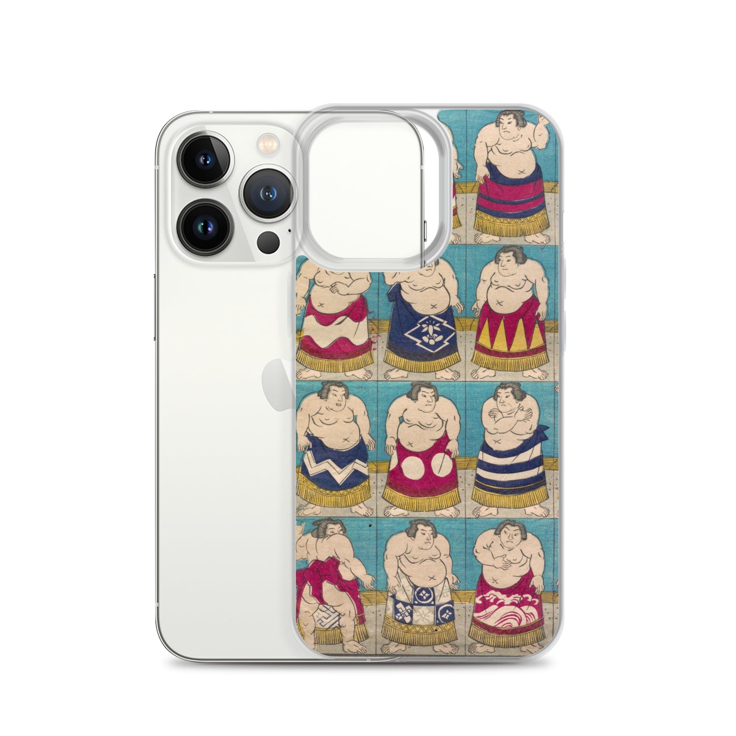 大正レトロ 相撲 iPhoneケース