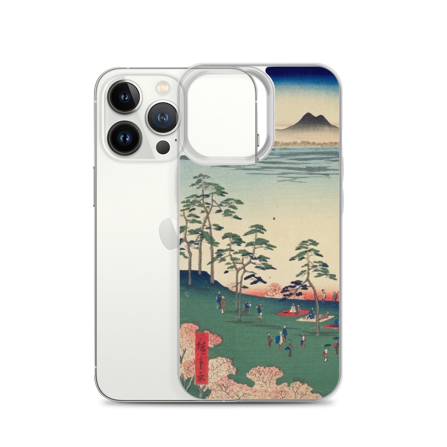 大正レトロ お花見 iPhoneケース