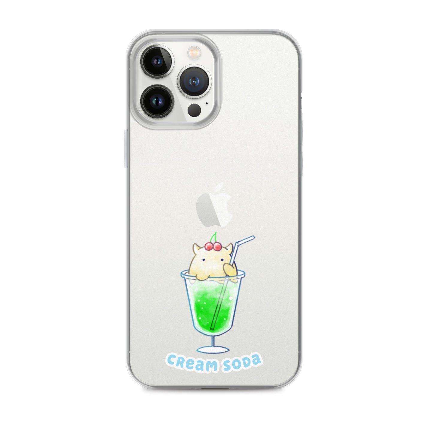 めんだこクリームソーダ スマホケース