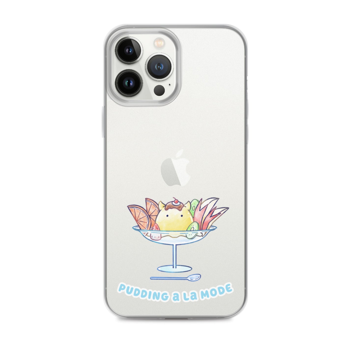 めんだこプリンアラモード スマホケース