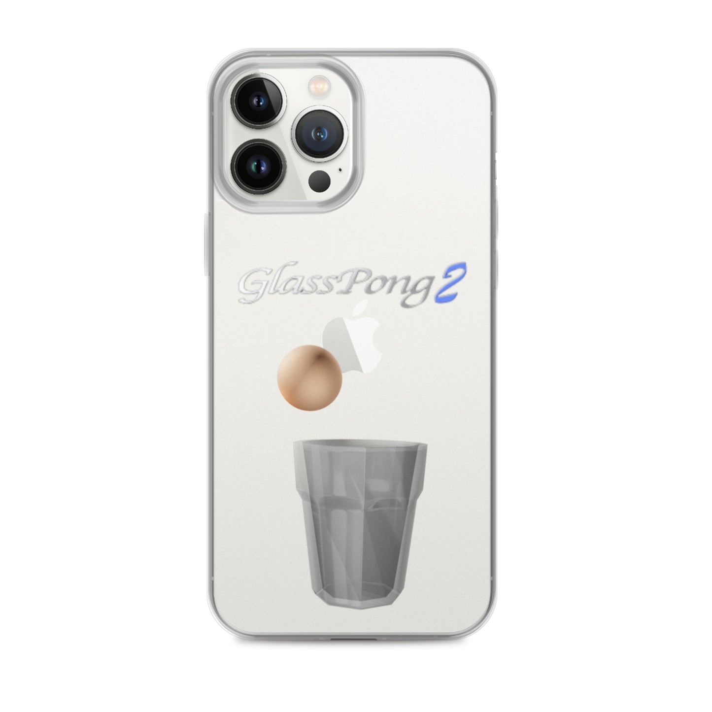 GlassPong2 ping pong ball in glass iPhone case