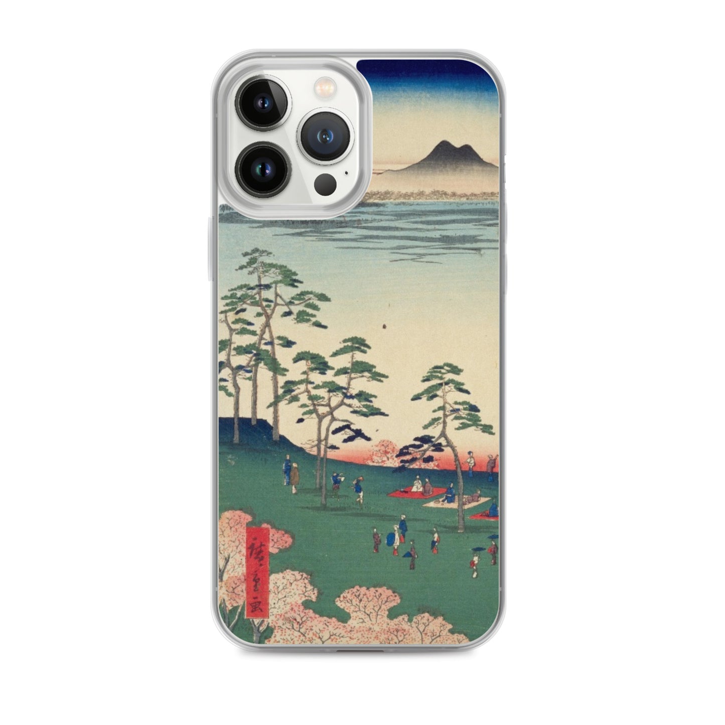 大正レトロ お花見 iPhoneケース