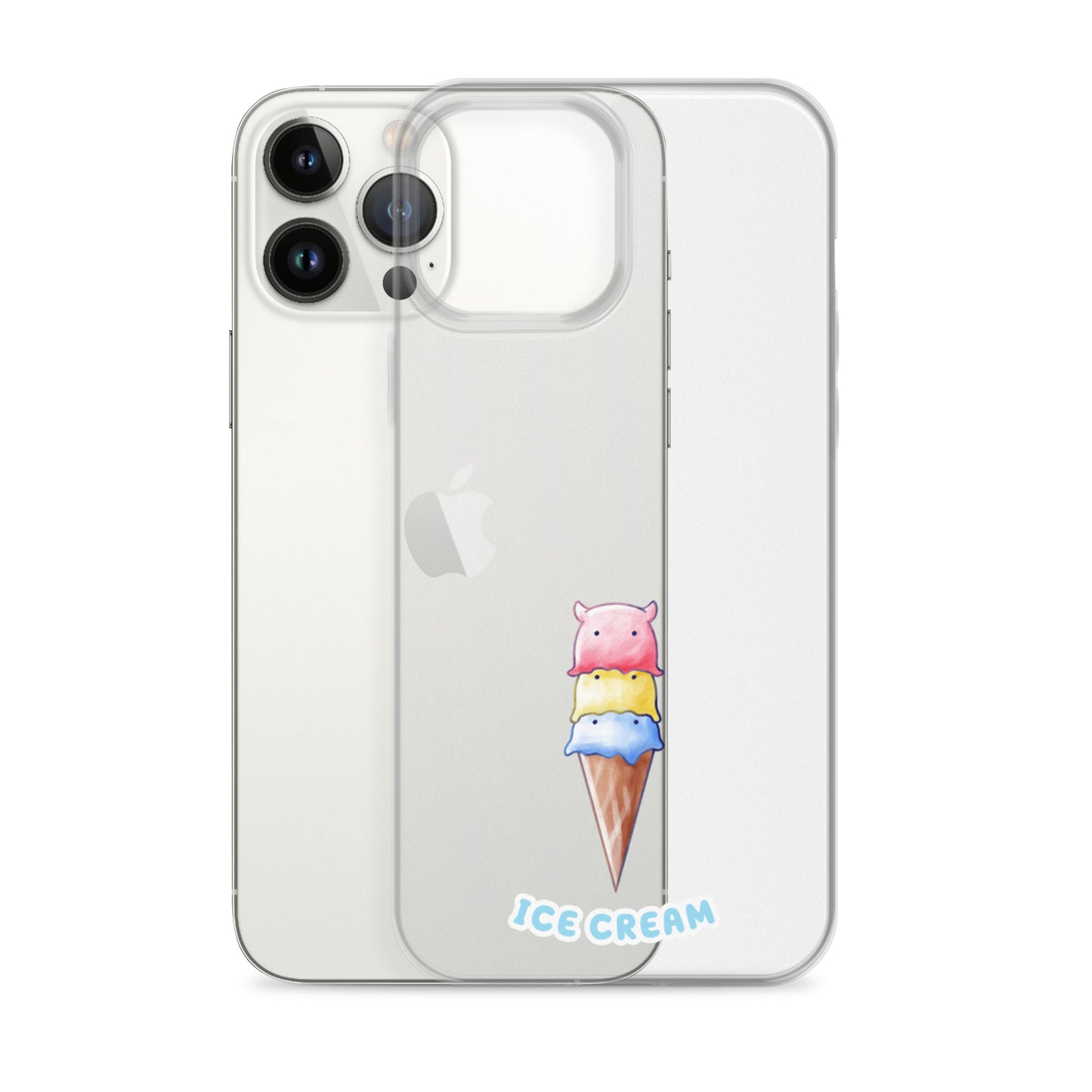 めんだこアイスクリーム スマホケース