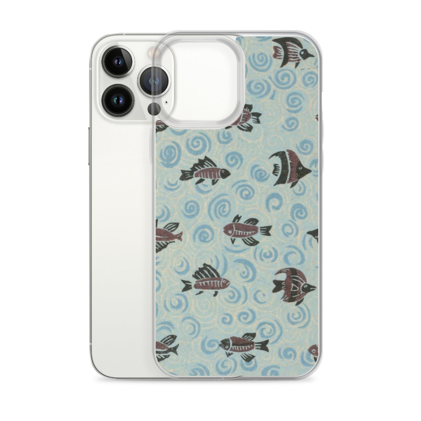 大正レトロ サカナ iPhoneケース