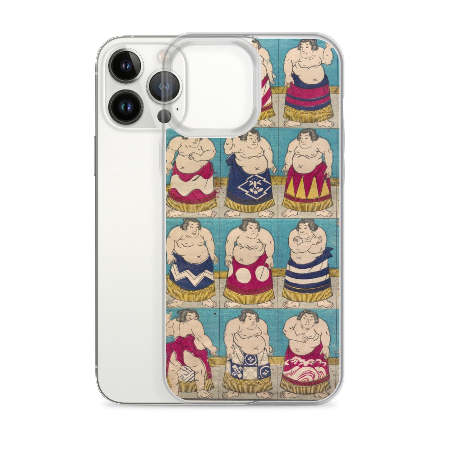 大正レトロ 相撲 iPhoneケース