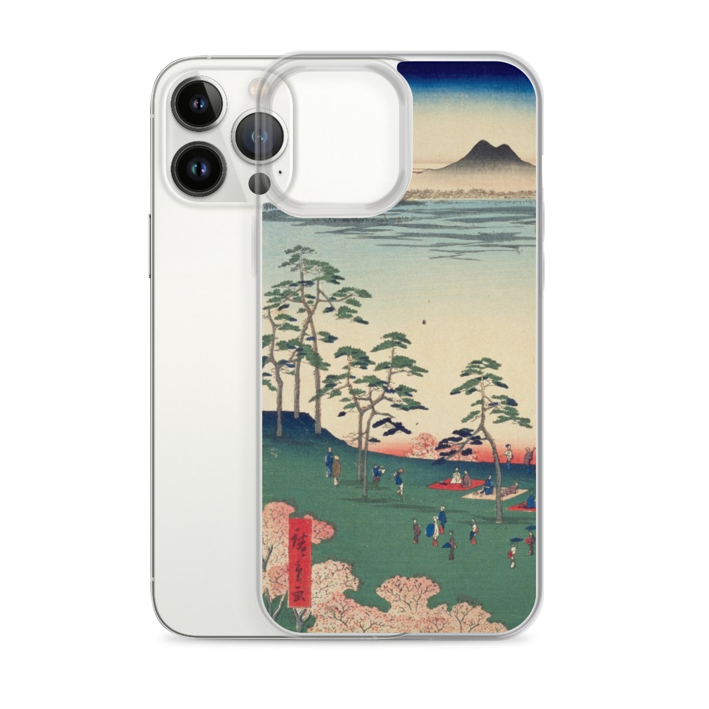 大正レトロ お花見 iPhoneケース