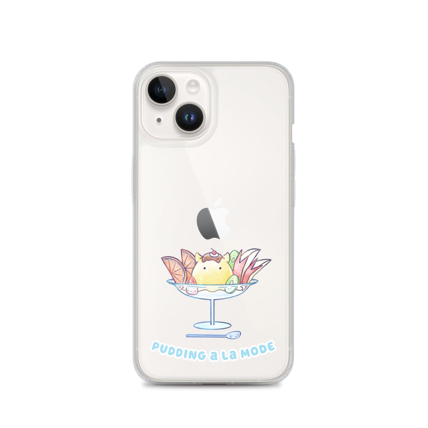 めんだこプリンアラモード スマホケース