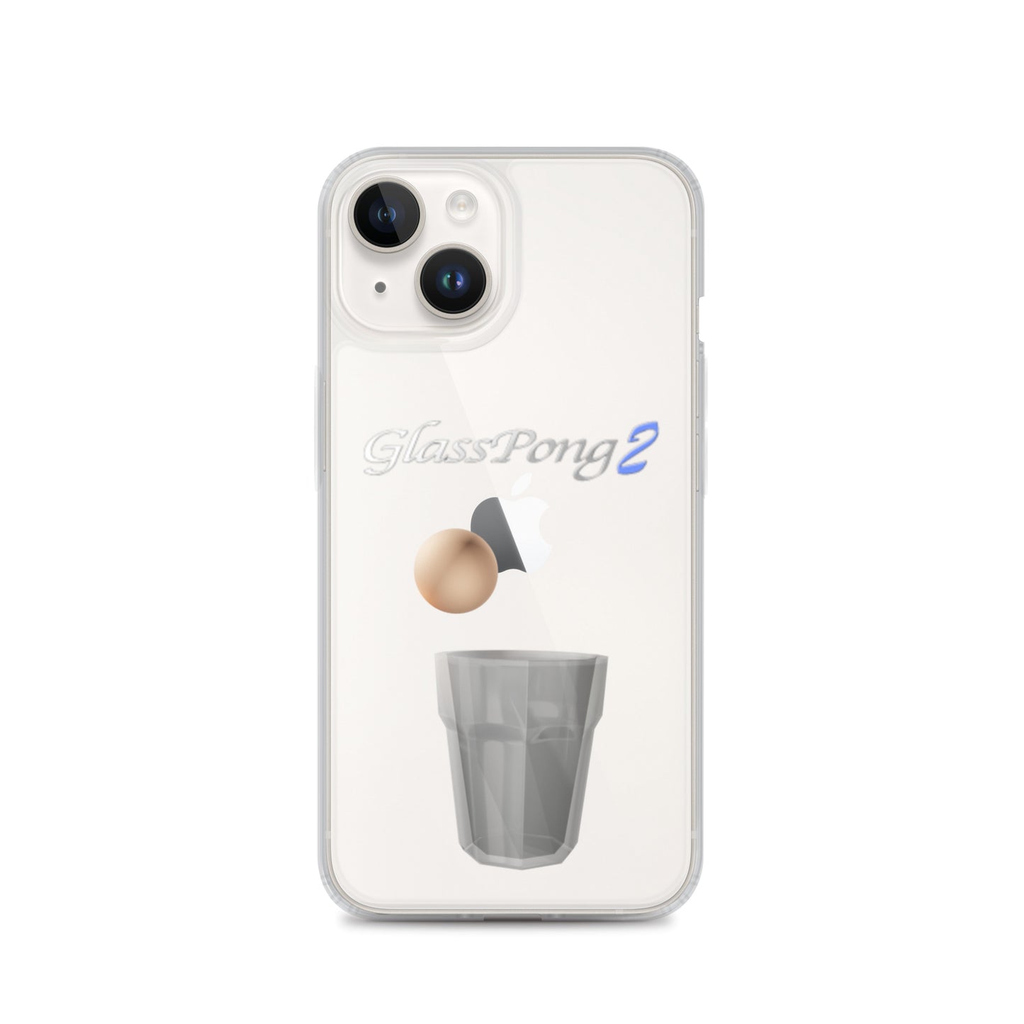 GlassPong2 ping pong ball in glass iPhone case