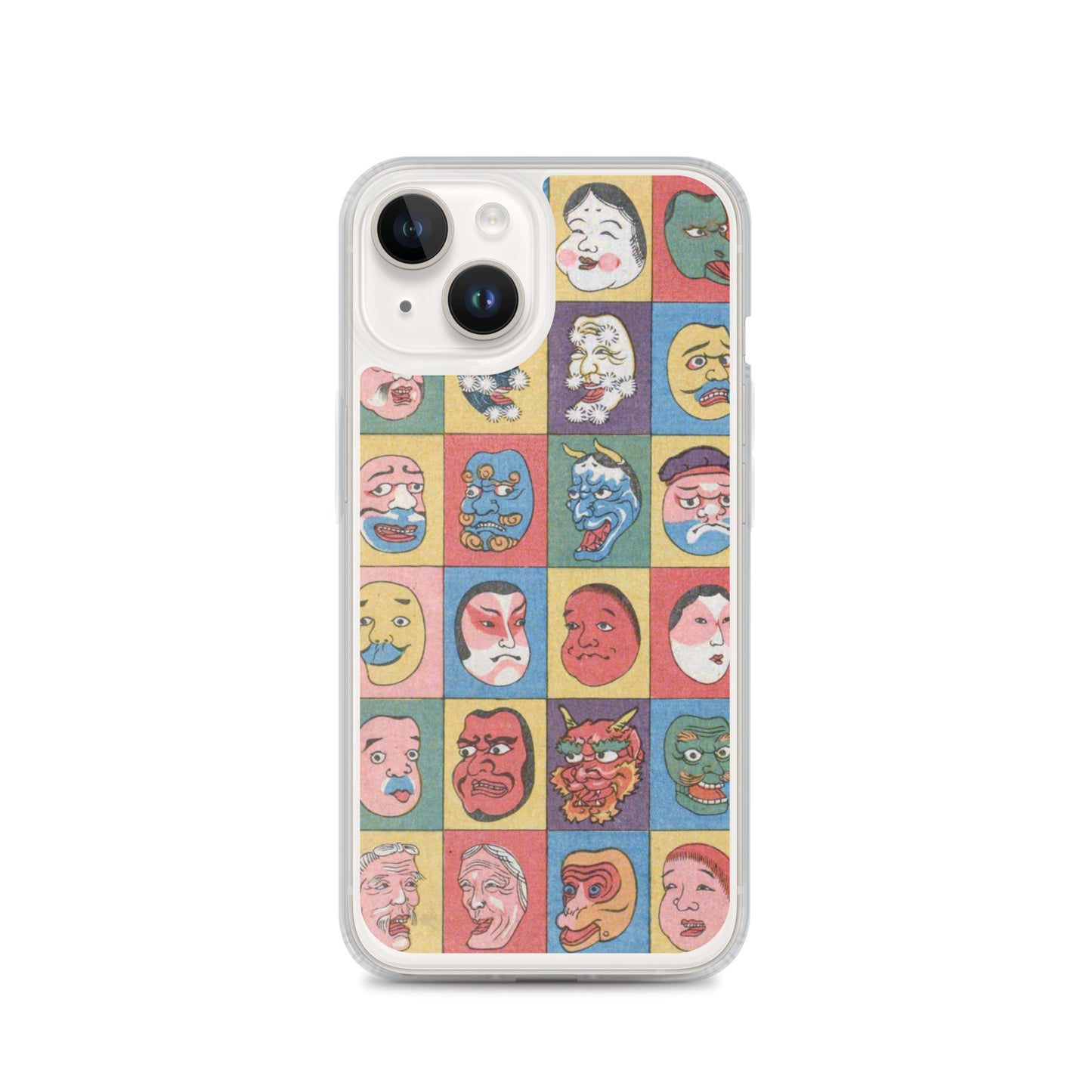 大正レトロ お面 iPhoneケース