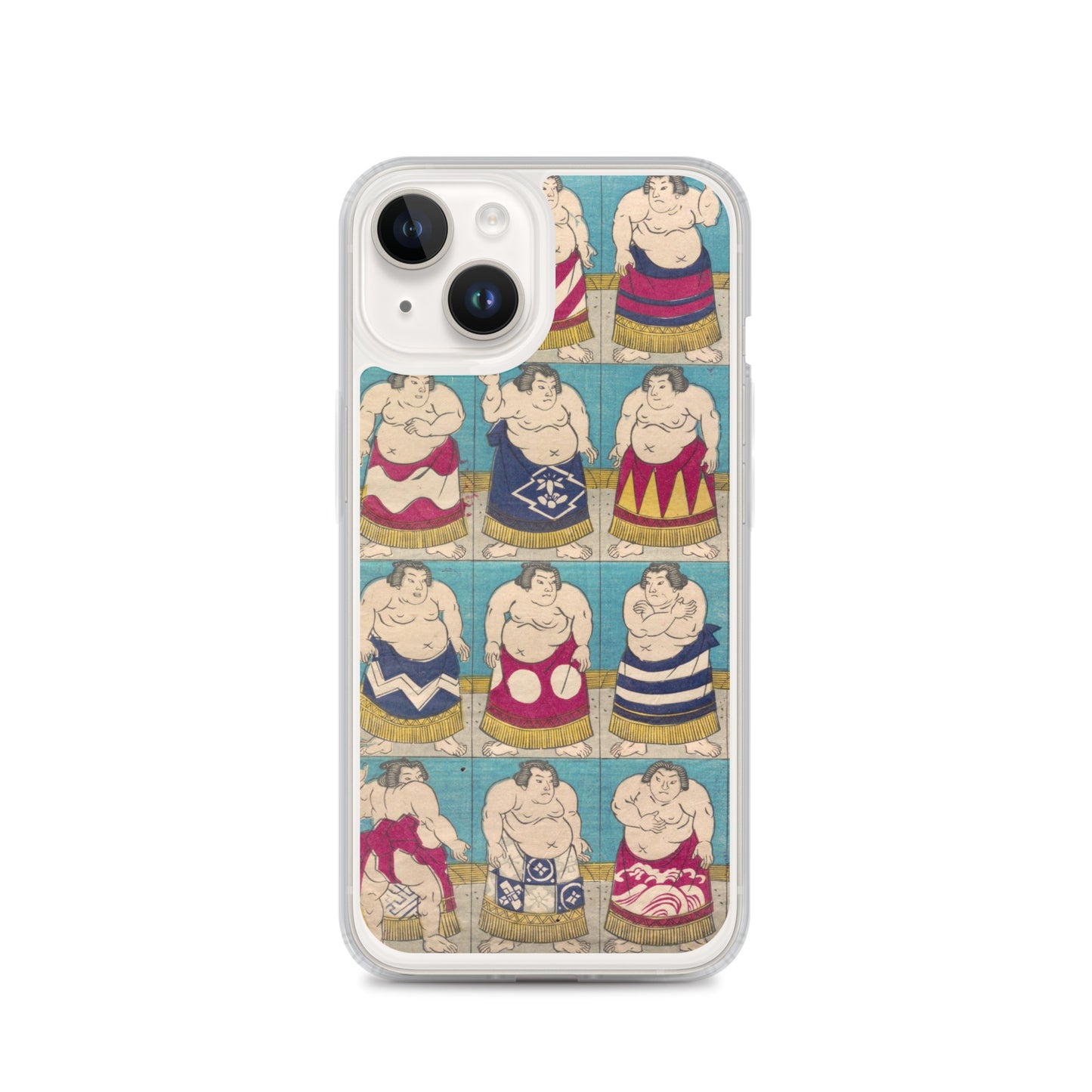 大正レトロ 相撲 iPhoneケース