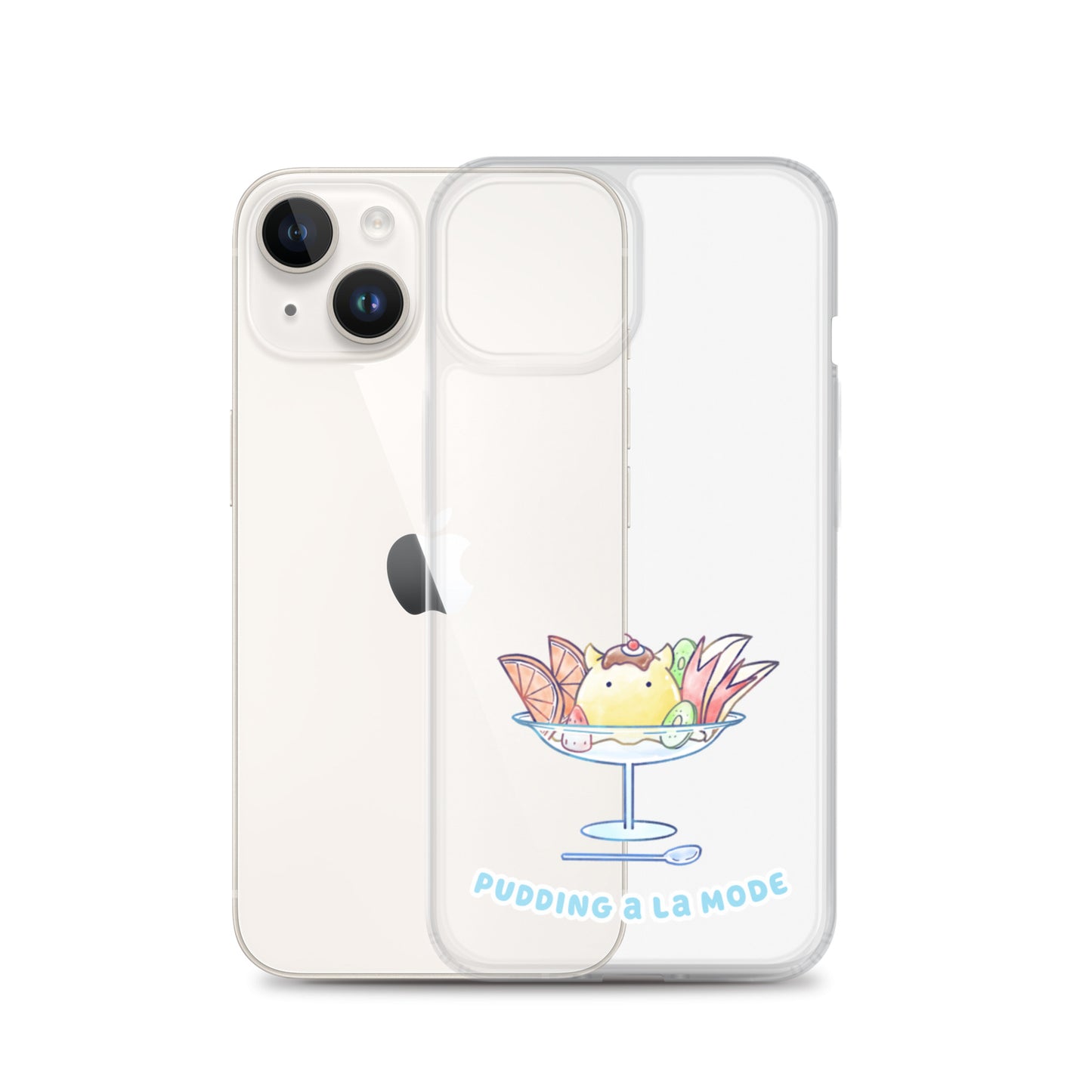 めんだこプリンアラモード スマホケース