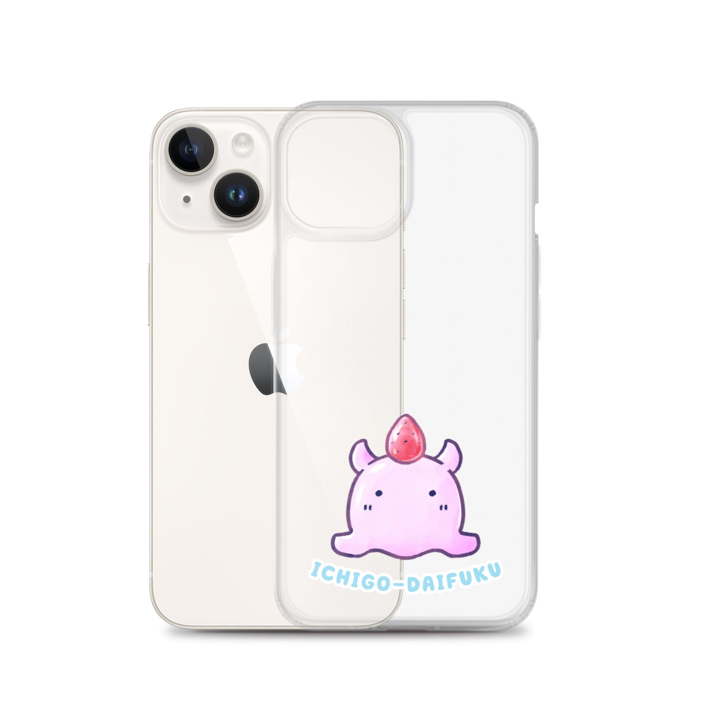 めんだこいちごだいふく スマホケース