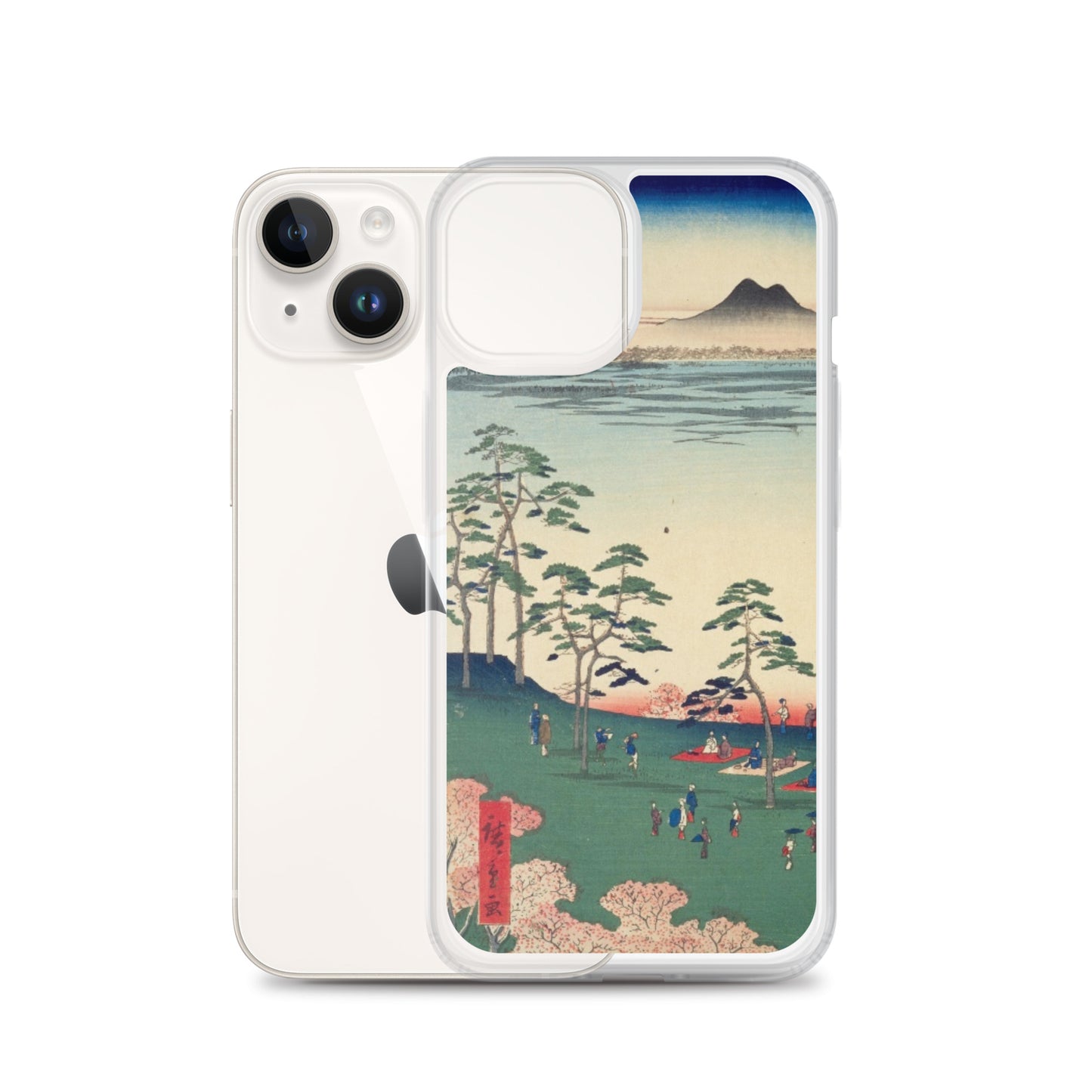 大正レトロ お花見 iPhoneケース