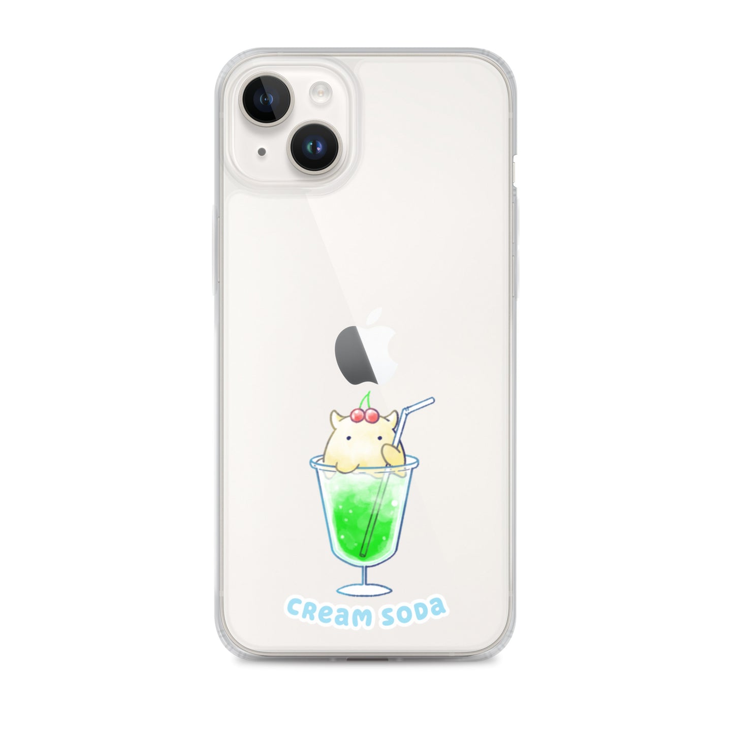 めんだこクリームソーダ スマホケース