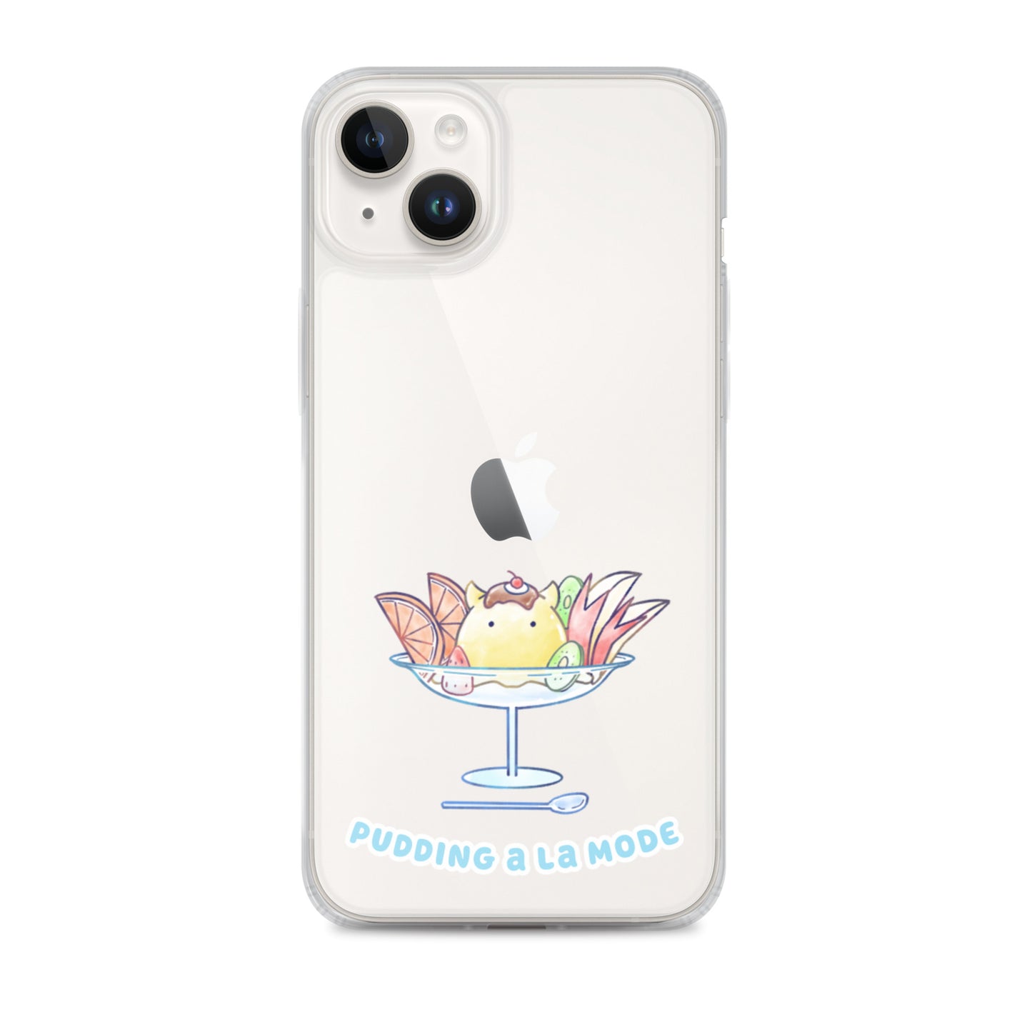 めんだこプリンアラモード スマホケース