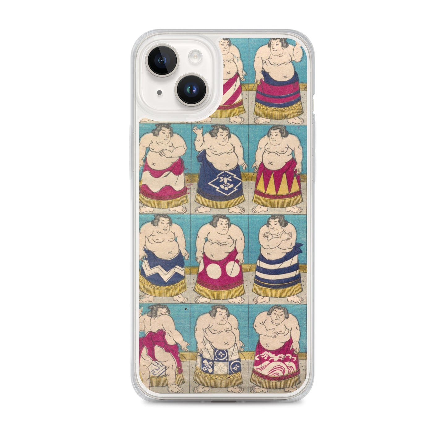 大正レトロ 相撲 iPhoneケース