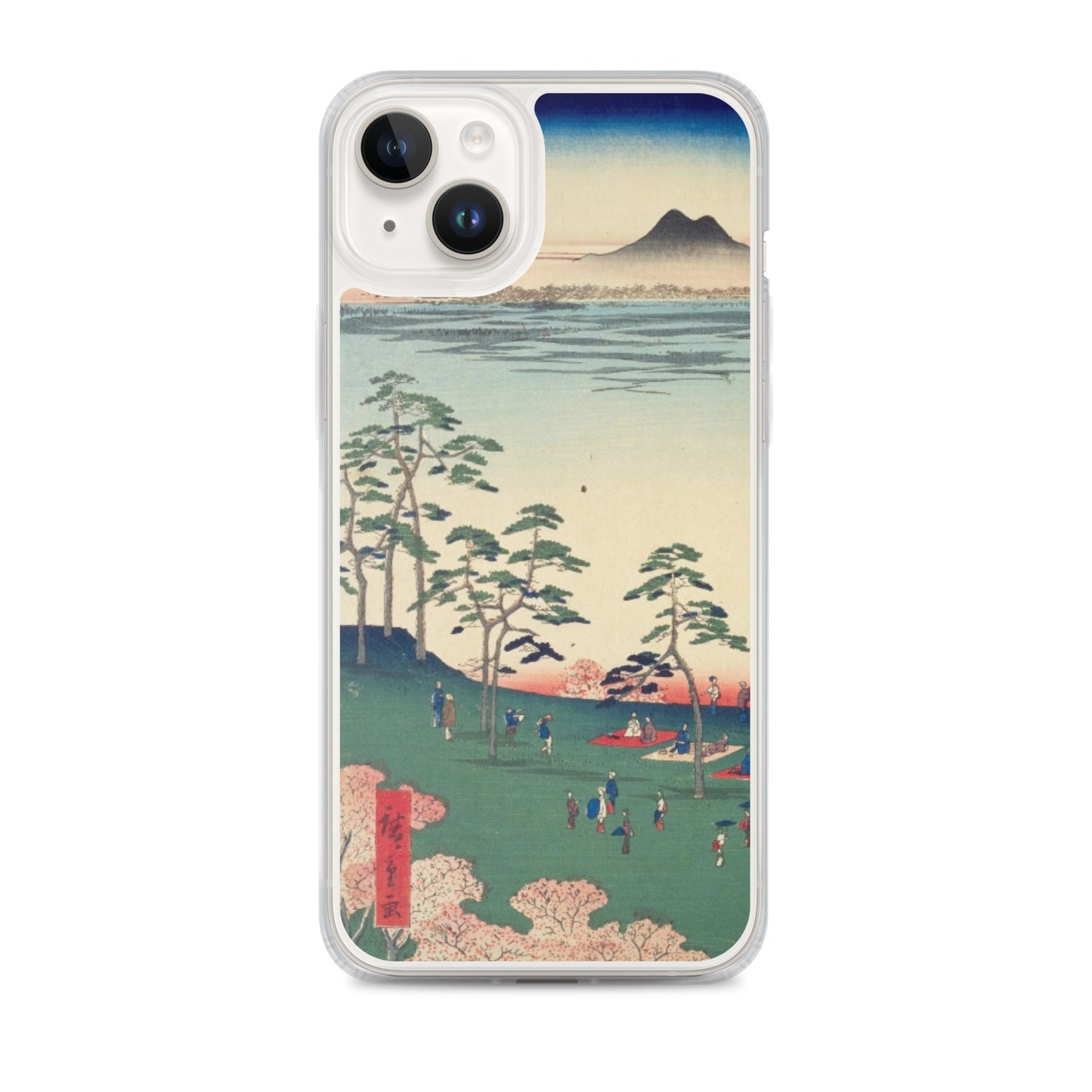 大正レトロ お花見 iPhoneケース