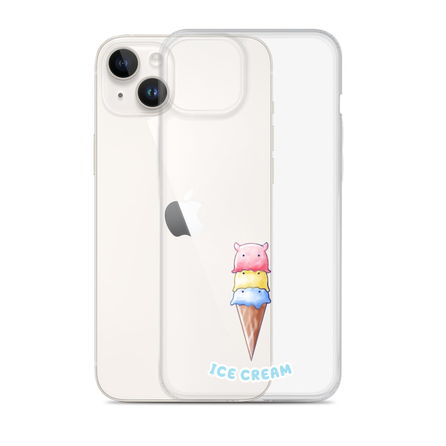 めんだこアイスクリーム スマホケース