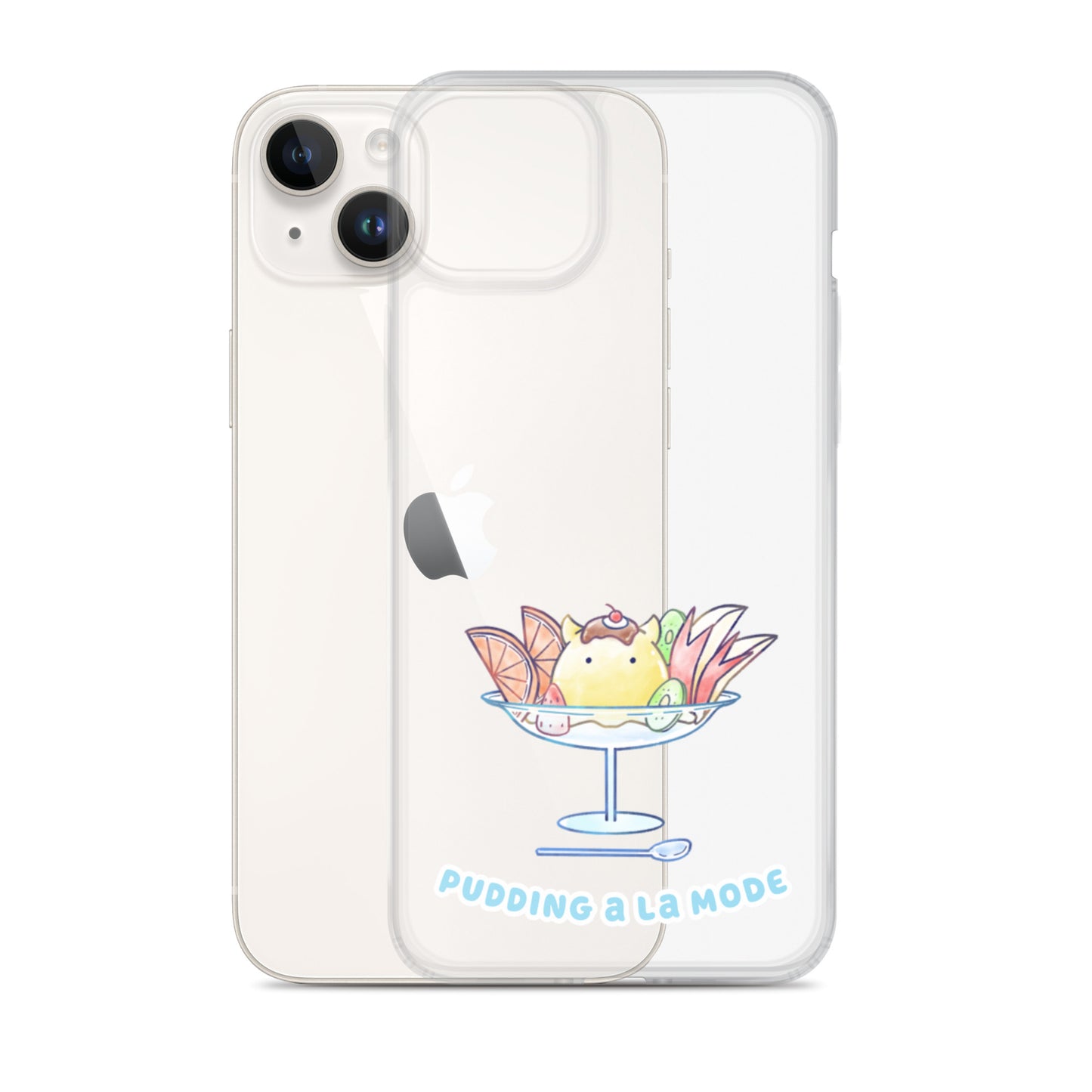 めんだこプリンアラモード スマホケース
