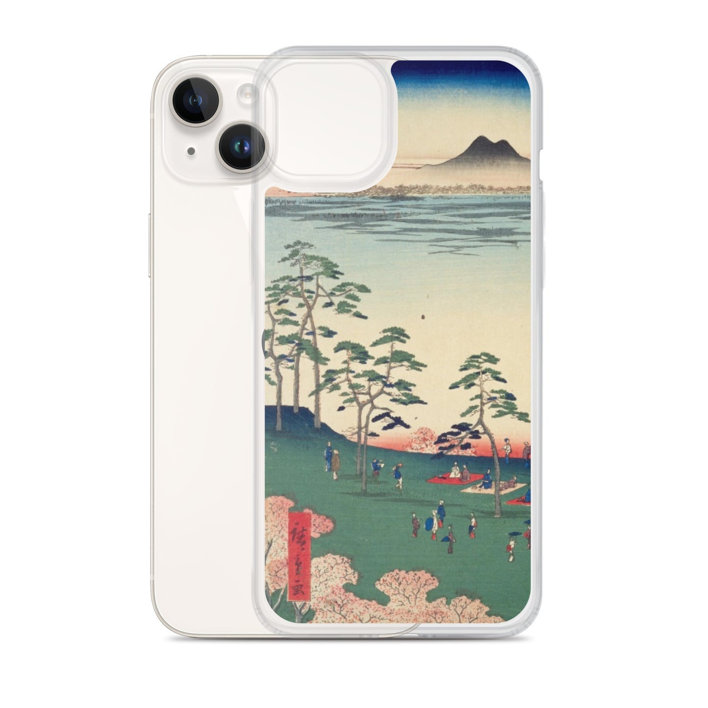 大正レトロ お花見 iPhoneケース