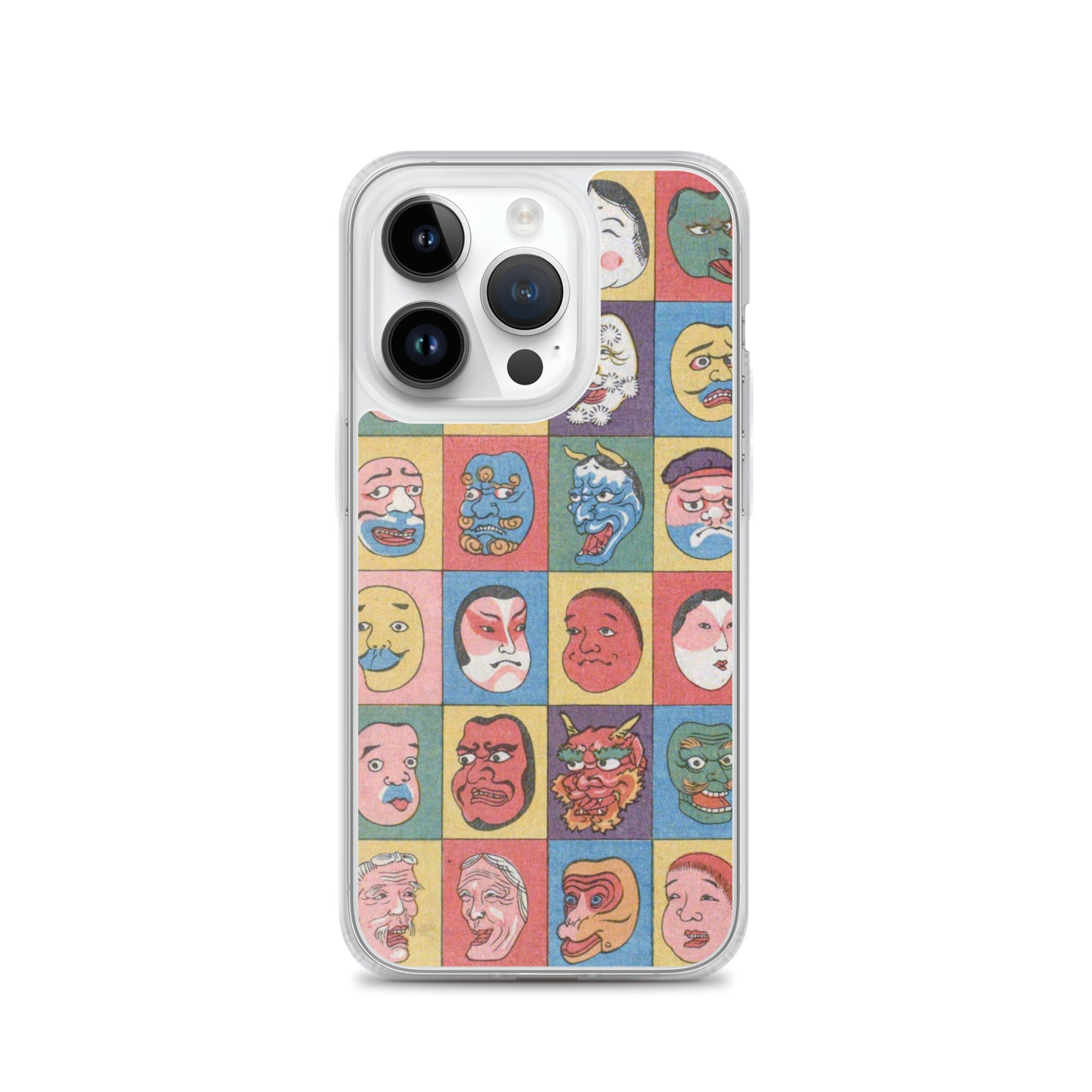 大正レトロ お面 iPhoneケース