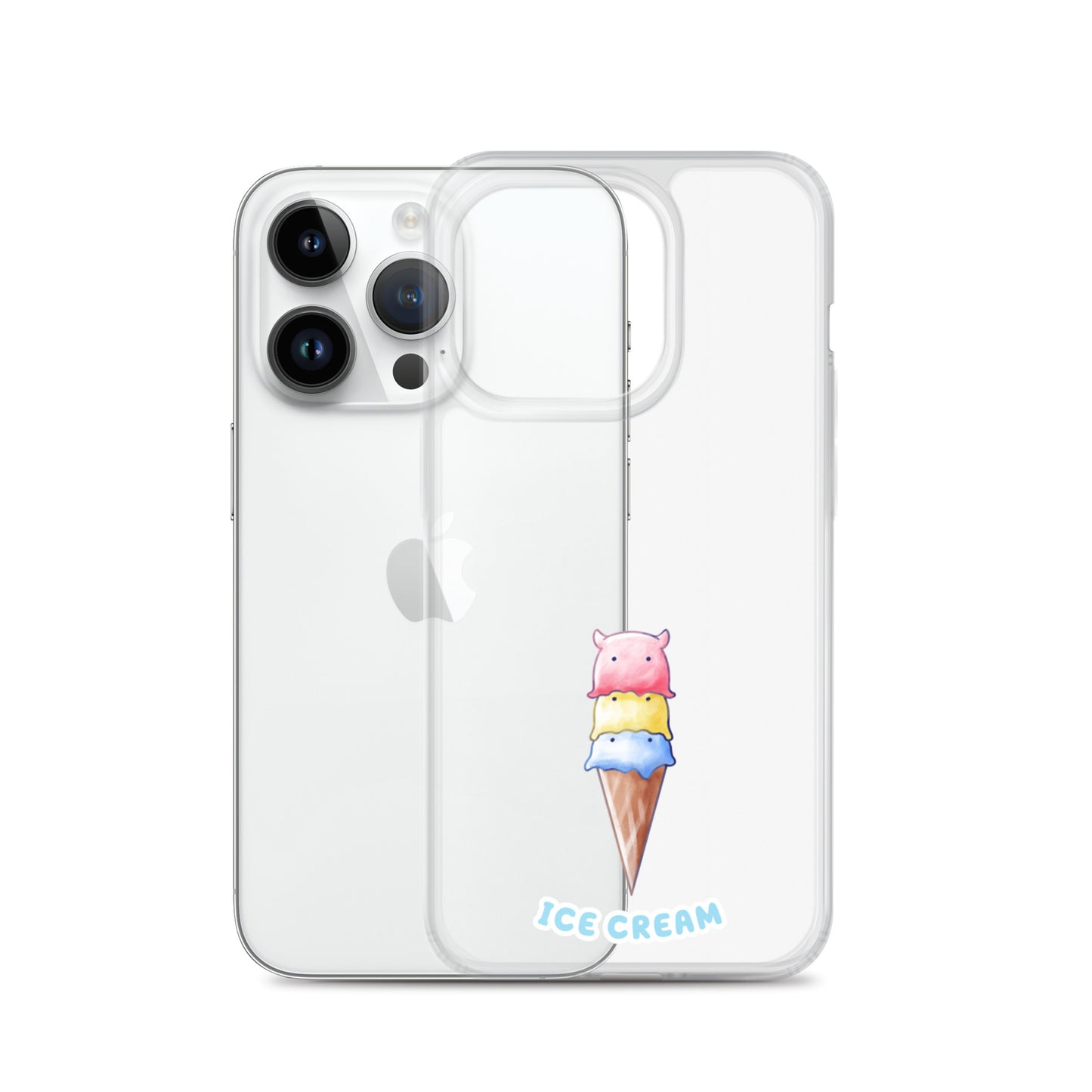 めんだこアイスクリーム スマホケース