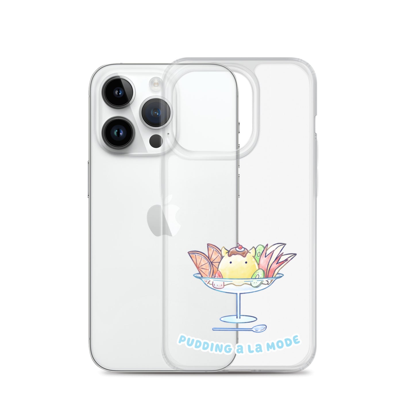 めんだこプリンアラモード スマホケース