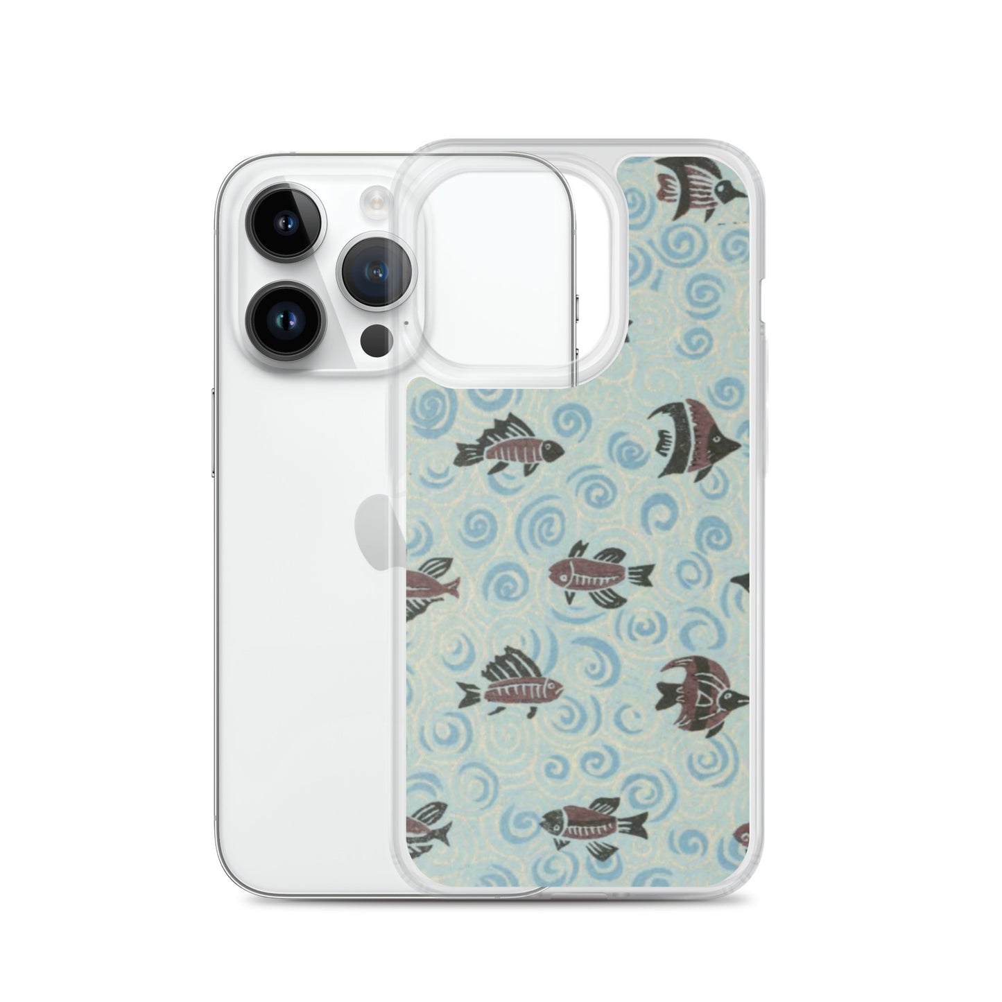 大正レトロ サカナ iPhoneケース