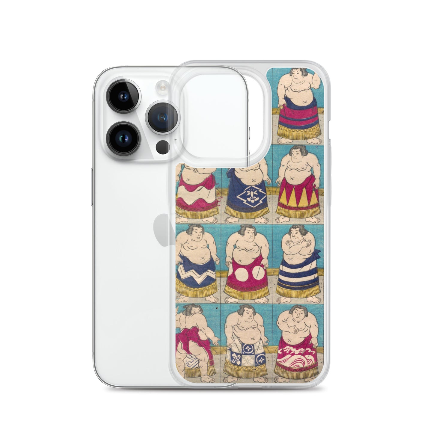 大正レトロ 相撲 iPhoneケース