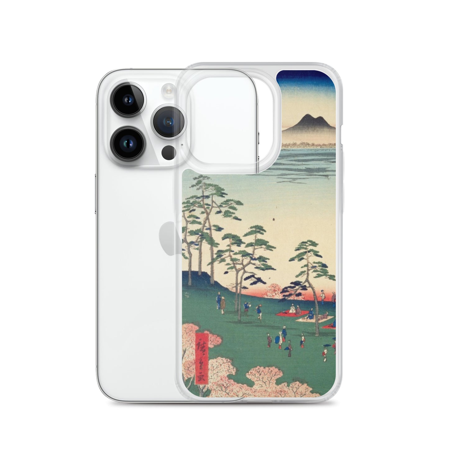 大正レトロ お花見 iPhoneケース