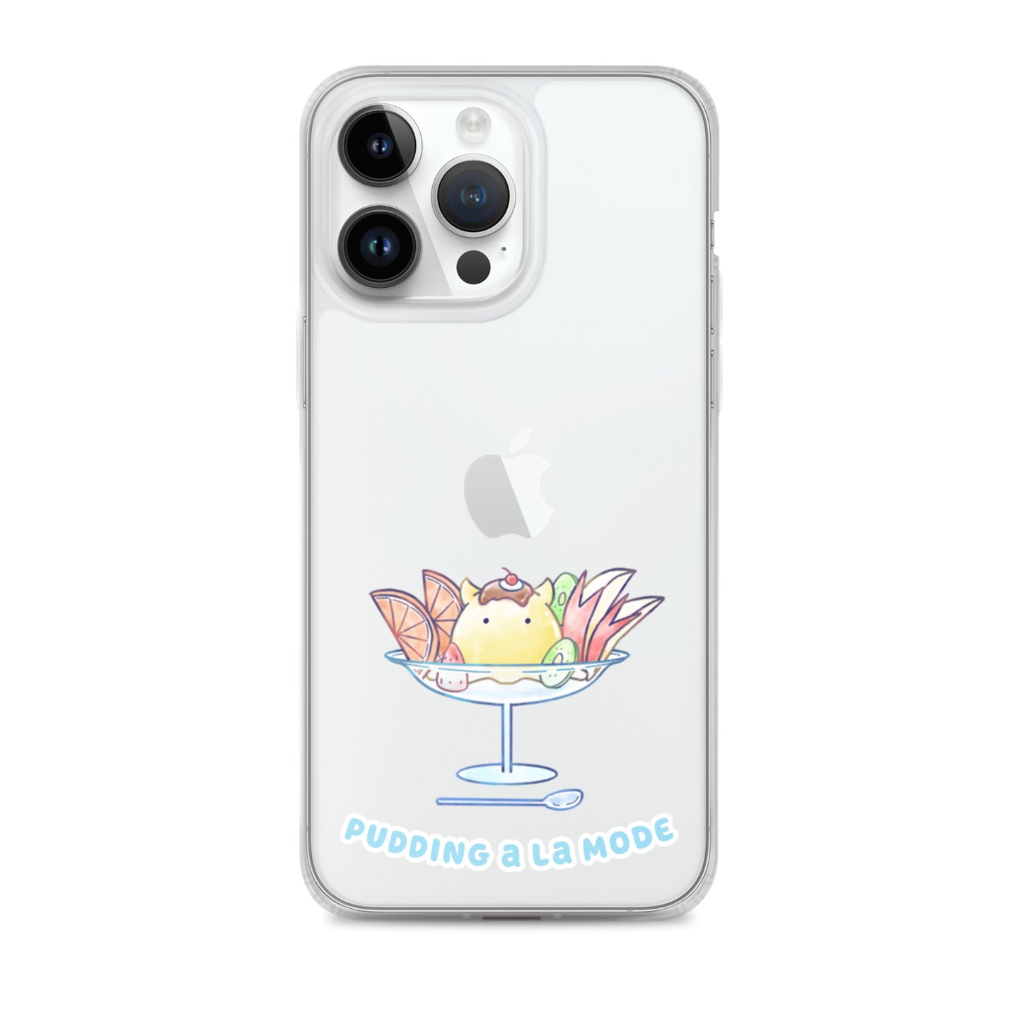 めんだこプリンアラモード スマホケース