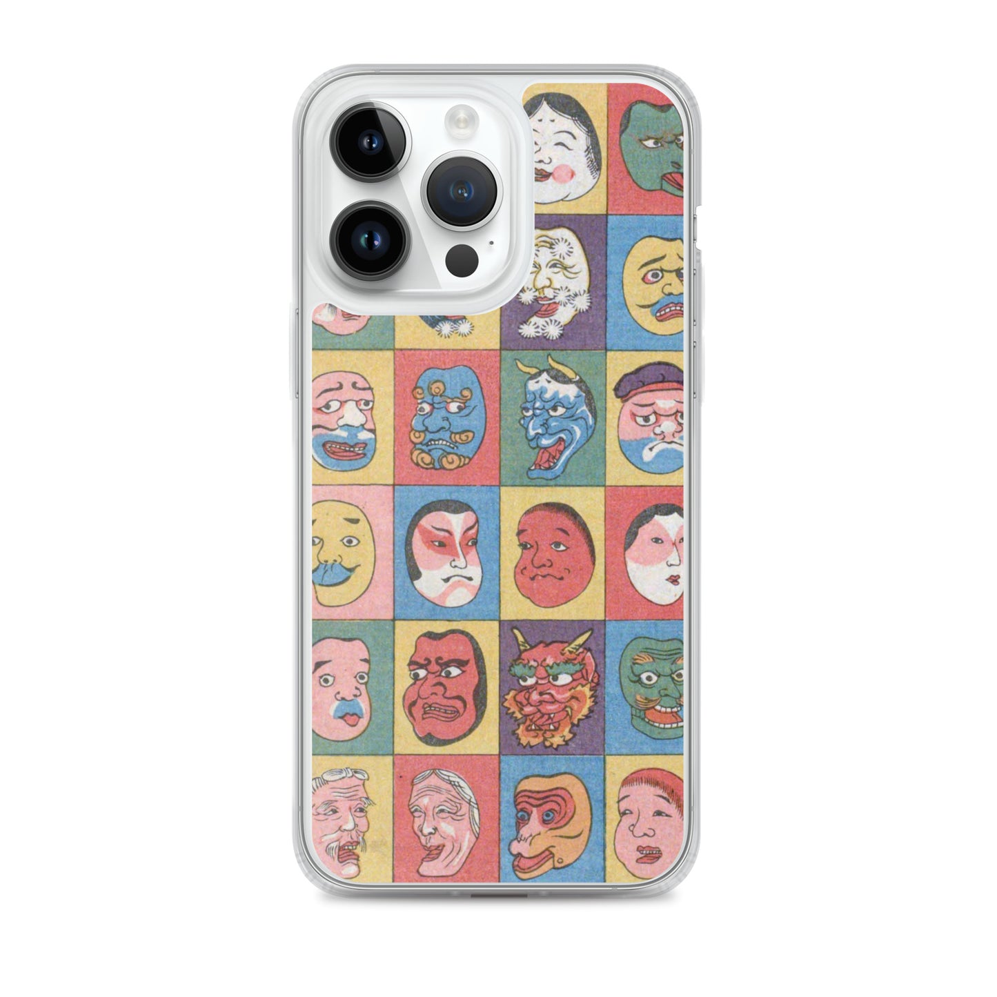 大正レトロ お面 iPhoneケース