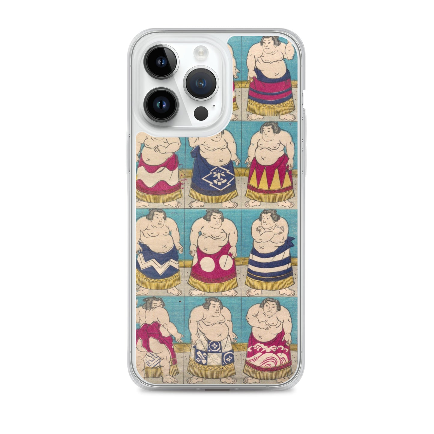 大正レトロ 相撲 iPhoneケース