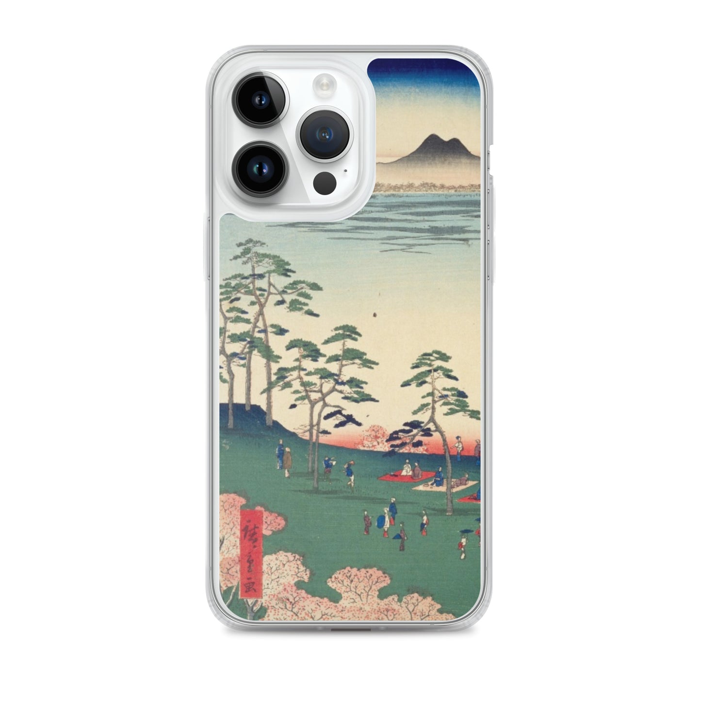 大正レトロ お花見 iPhoneケース