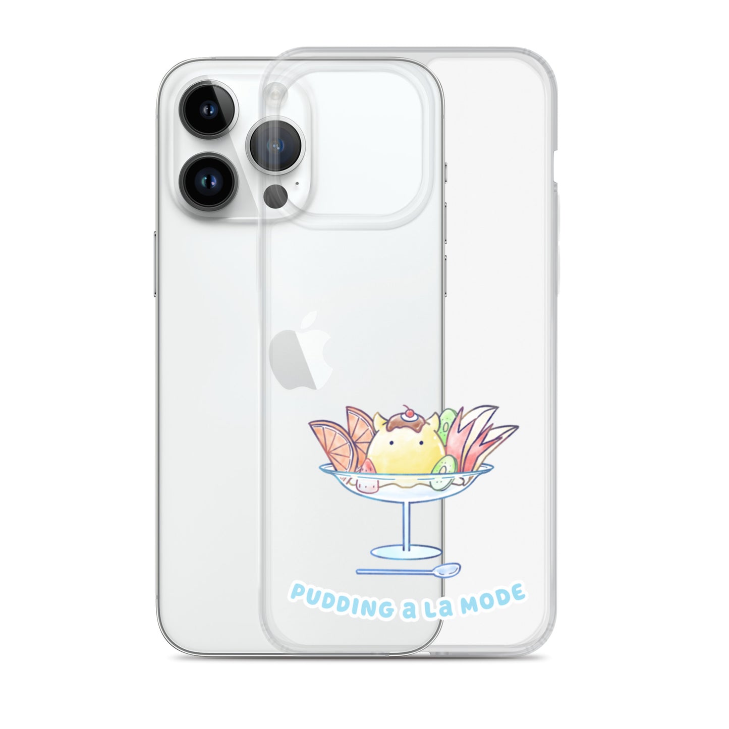 めんだこプリンアラモード スマホケース