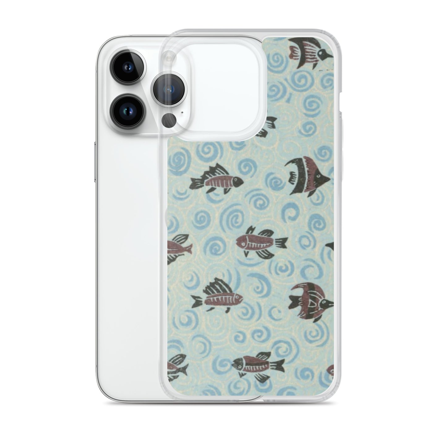 大正レトロ サカナ iPhoneケース